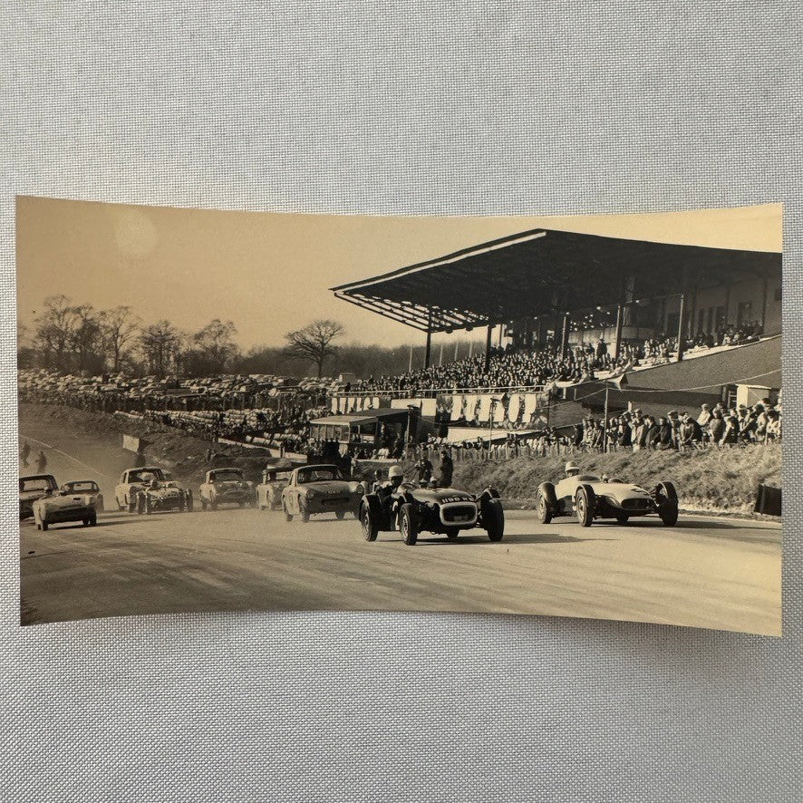 Vintage Racing Photo Photograph Print Motorsport Austin Healey and Other Cars
