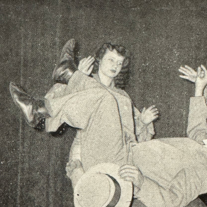 Circus Advertising Flyer Balancing Act Vintage European