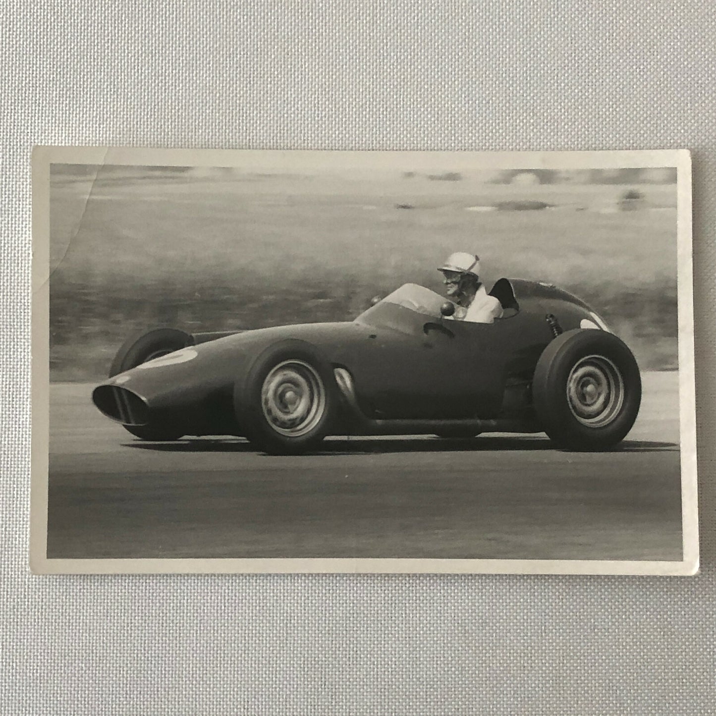 Vintage Racing Car Photo Photograph Print - Harry Schell BRM Car ? 