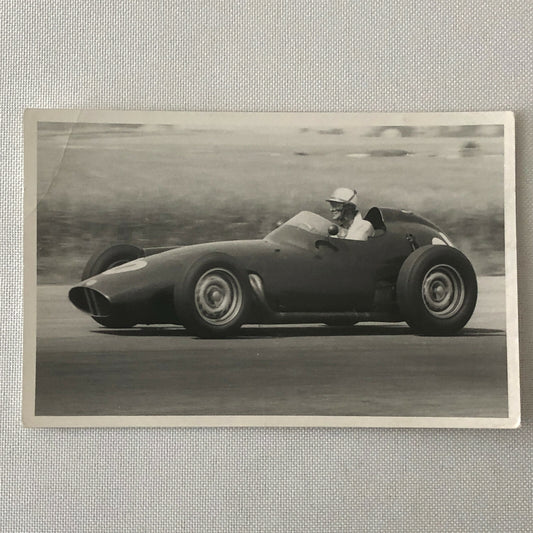 Vintage Racing Car Photo Photograph Print - Harry Schell BRM Car ? 