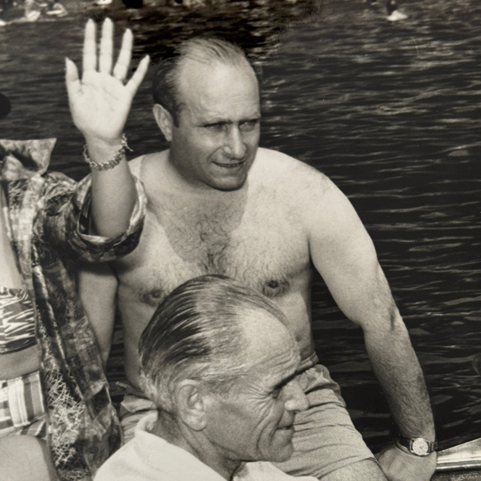 Juan Manuel Fangio Retirement Vacation Holiday Italian Press Photo F1 Racing