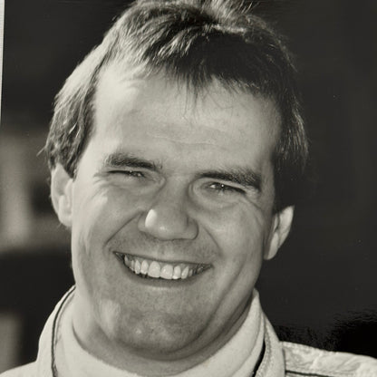 Porsche Racing Driver Frank Jelinski Factory Press Photo Photograph