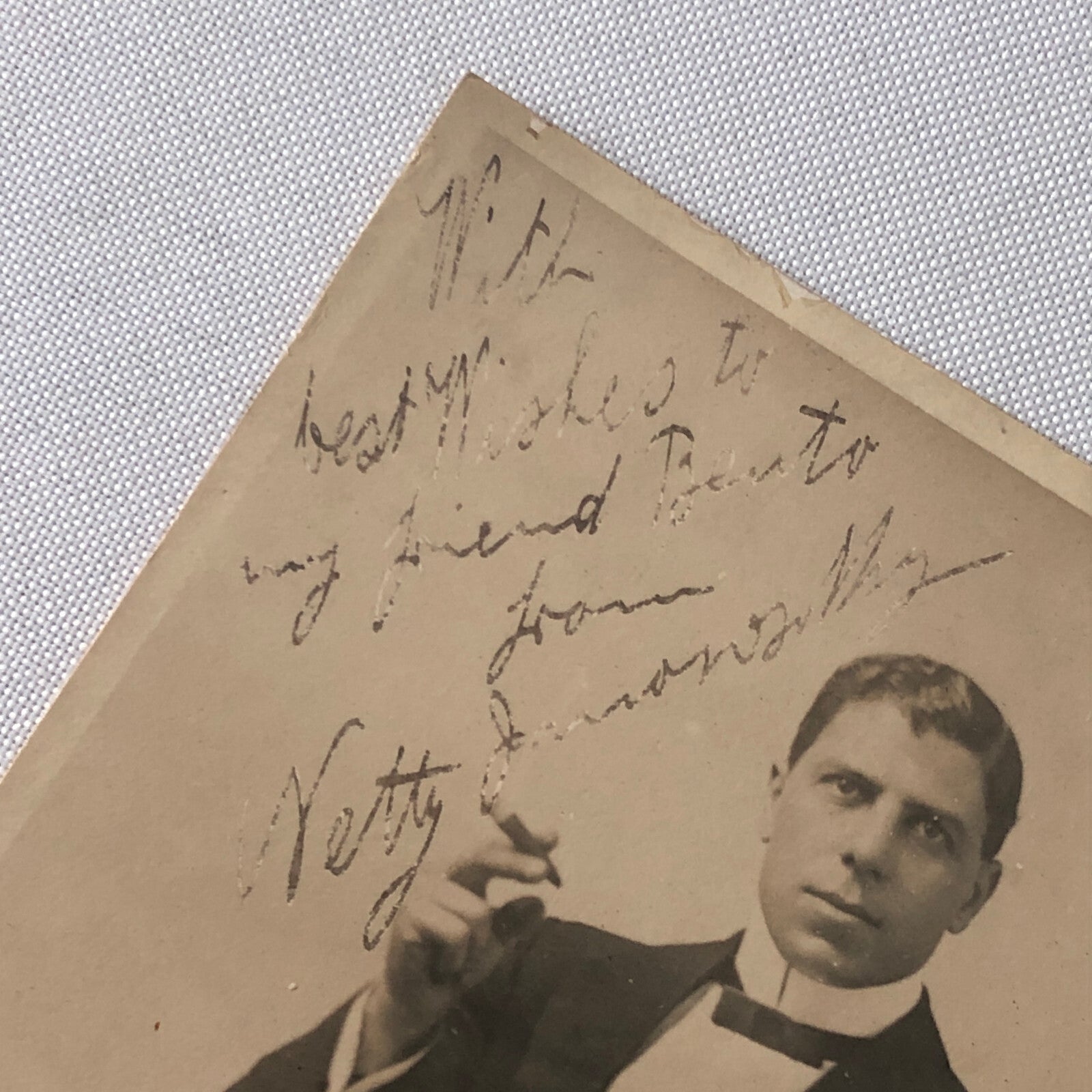 Circus Performer with Cigar Netty Janowsky Photo Photograph Print Vintage