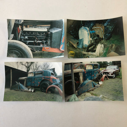 Vintage Hotchkiss Car Barn Find Junk Yard Parts Photo Photograph Print Lot of 11