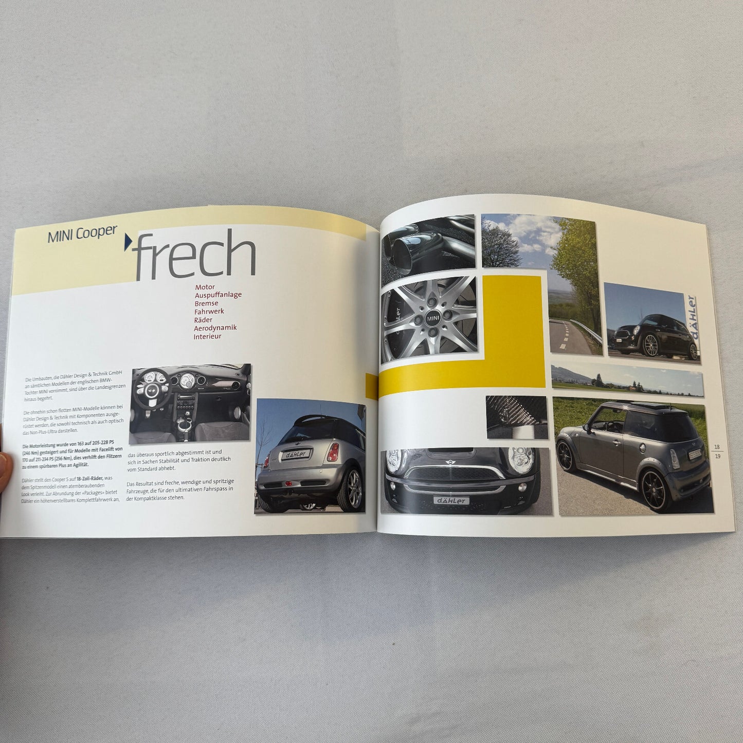 Dahler Tuning Car Sales Brochure Catalog BMW Mini Wiesmann Mercdedes Benz