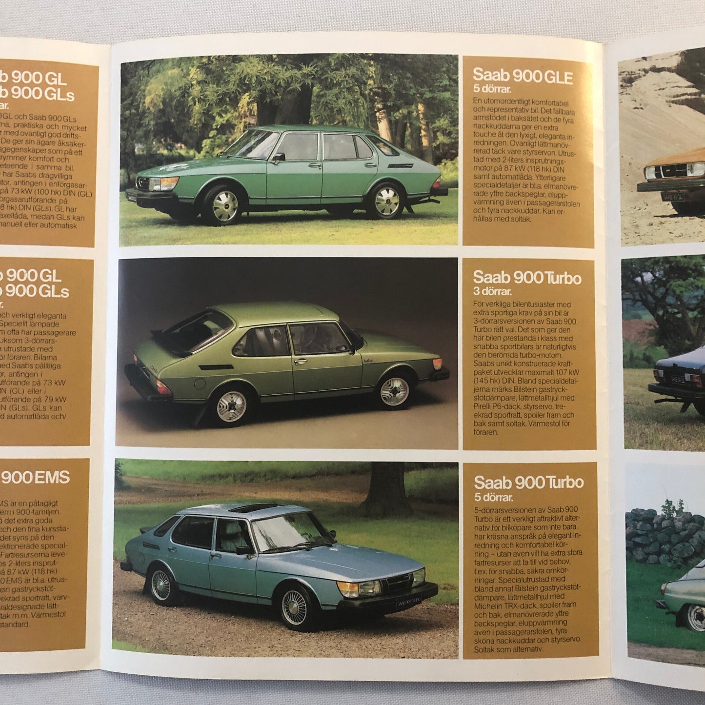 1979 Saab 900 99 96 Car Sales Brochure Catalog SWEDISH TEXT