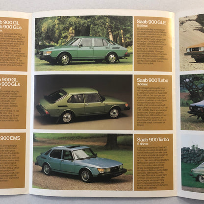 1979 Saab 900 99 96 Car Sales Brochure Catalog SWEDISH TEXT