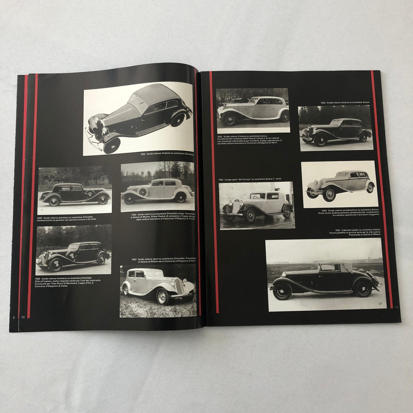 Lancia Pininfarina History Brochure Book Aurelia Cabriolet Coupe Berlinetta +