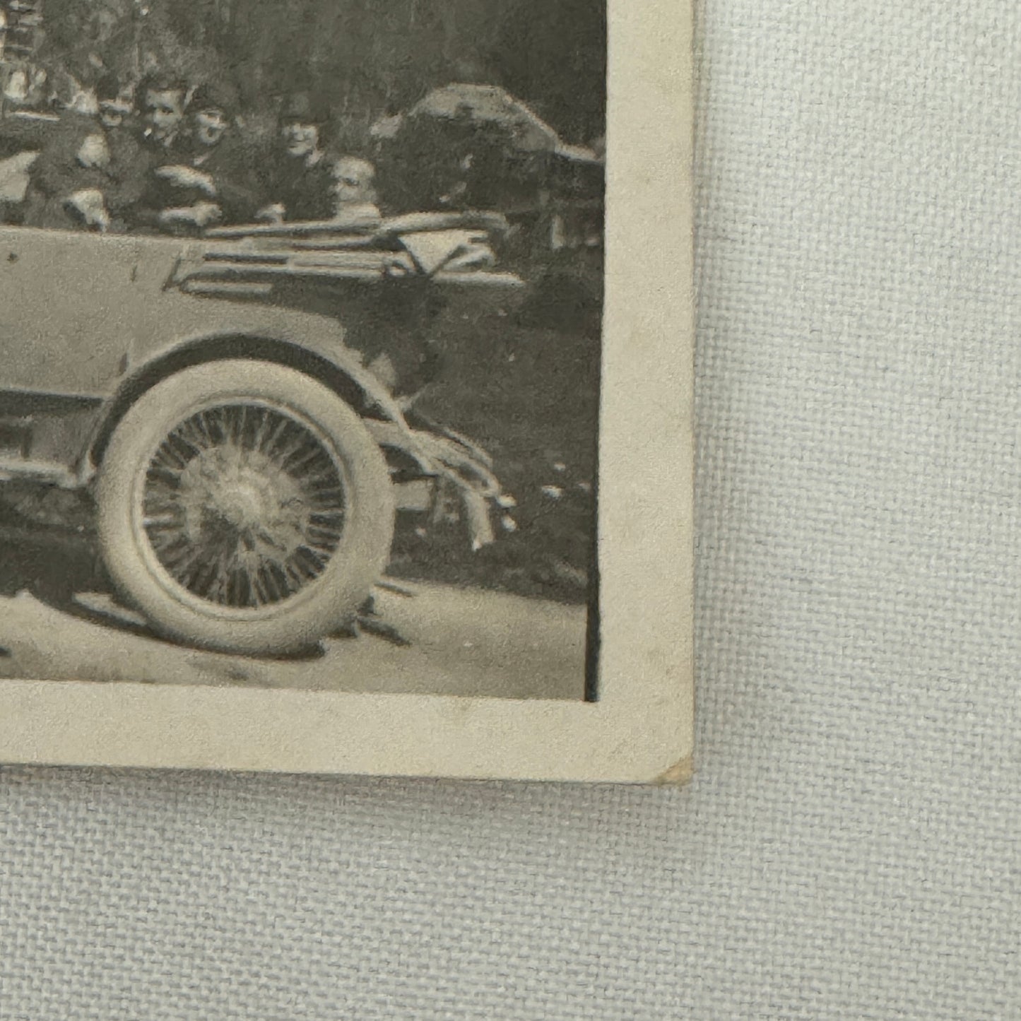 Antique Car Automobile People Family Real Photo Postcard RPPC Photograph
