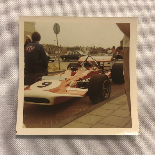Vintage STP March Racing Car Photo Photograph Print Jo Siffert Driver