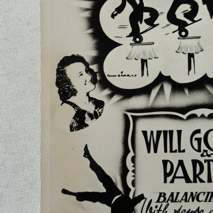 Vintage Circus Performer Acrobat Balancing Act Photo Photograph Will Gomez