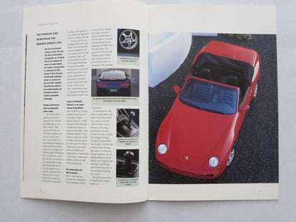 1992 Porsche Sales Brochure Catalog 928GTS 911 Carrera 2 4 Turbo 968 