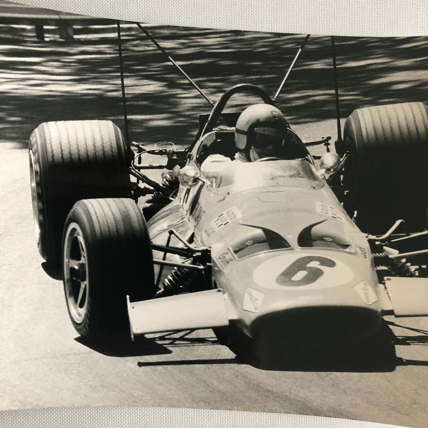 Vintage Barcelona 1969 Grand Prix Racing Photo Photograph Bruce McLaren CAHIER 