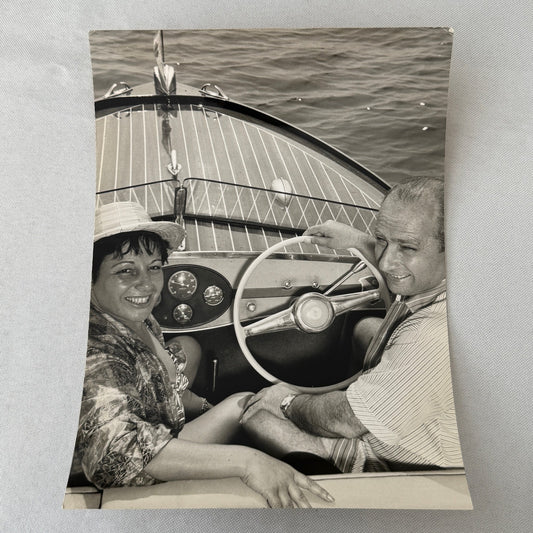 Juan Manuel Fangio Retirement Vacation Holiday Italian Press Photo F1 Racing