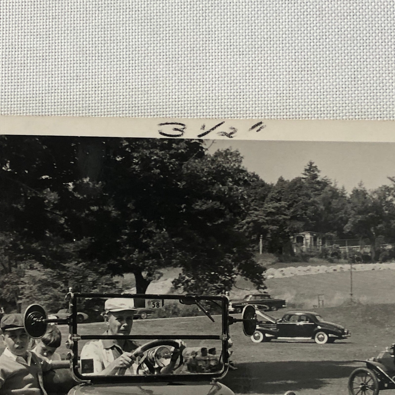 Vintage 1915 Oldsmobile 42 Automobile at 1958 Car Show Photo Photograph Print 