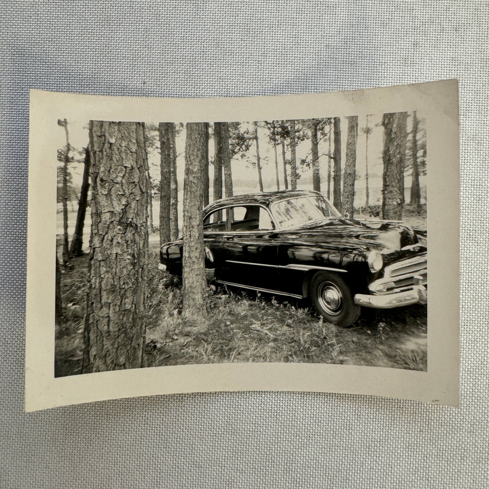 Vintage Chevrolet Car Automobile Snapshot Photo Photograph Print