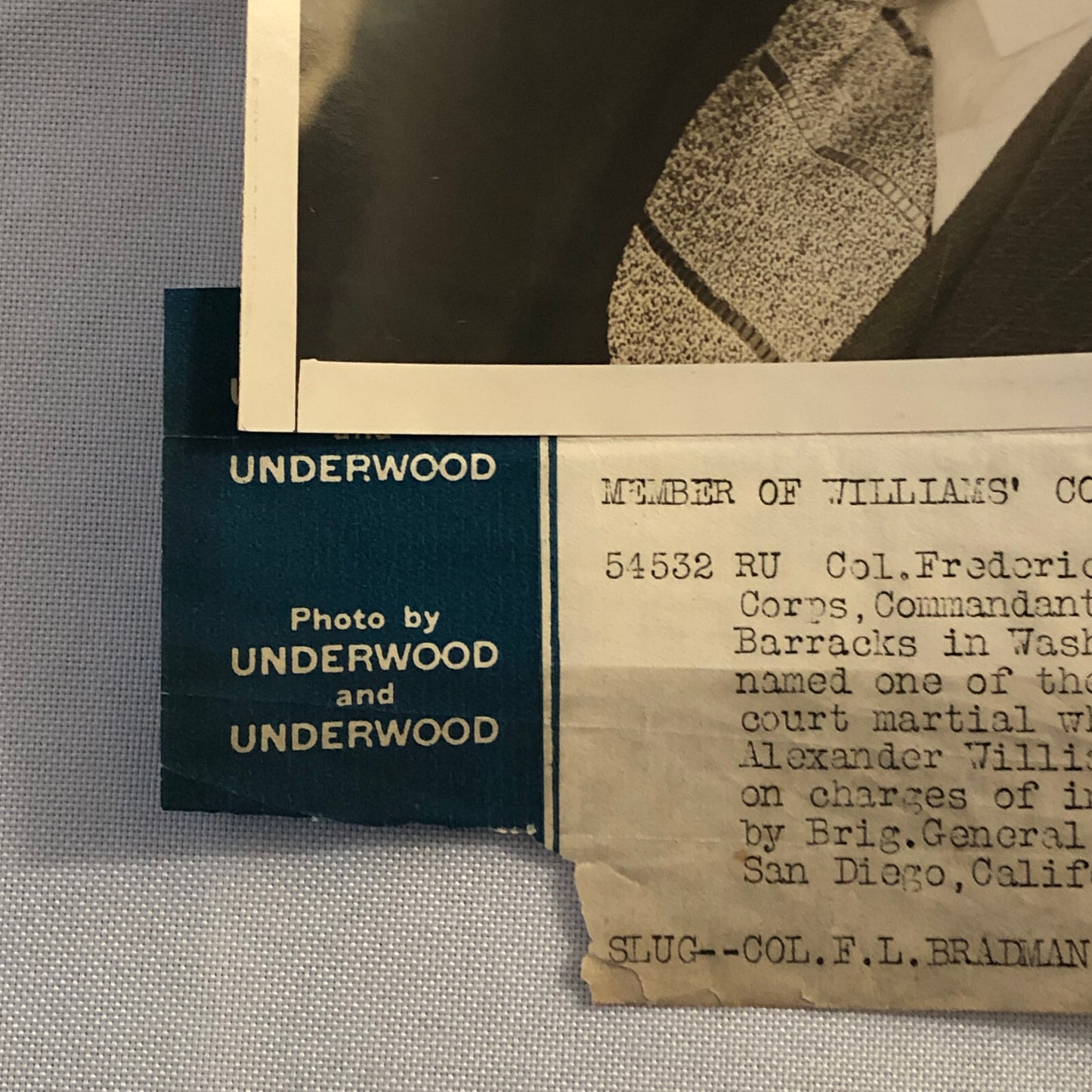 Press Photo Photograph Marine Corps Colonel Frederick L Bradman 1926