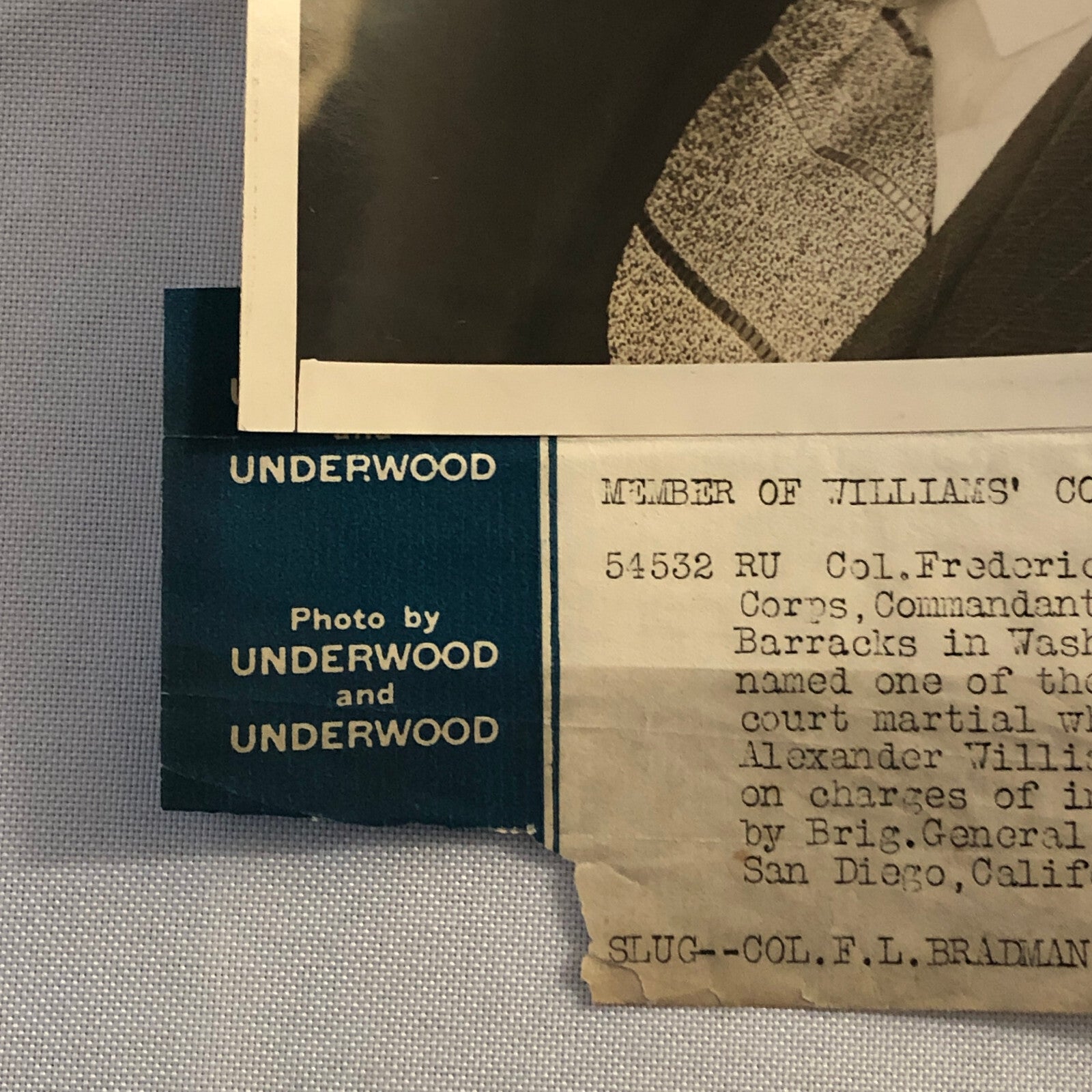 Press Photo Photograph Marine Corps Colonel Frederick L Bradman 1926