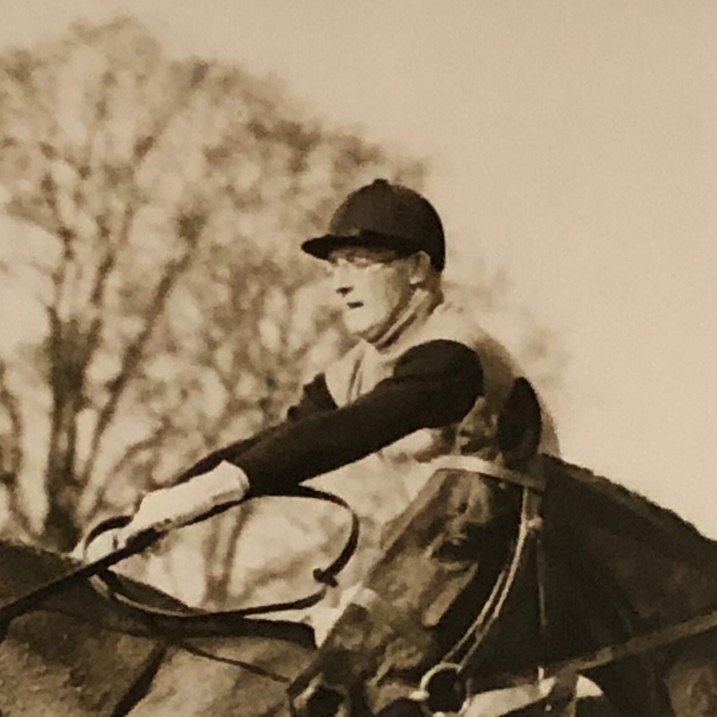 Press Photo Photograph Cambridge University Steeplechase Horse Race 1933 racing