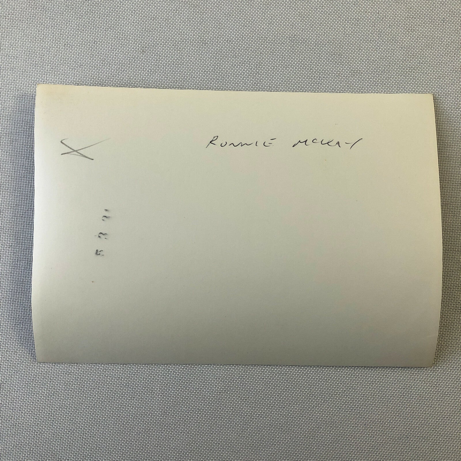 Vintage Grand Prix Car Racing Photo Photograph Print - Driver Ronnie McKay ? 