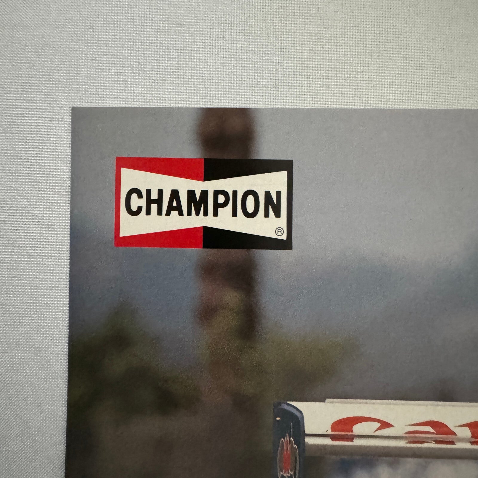 Ricardo Patrese Williams Renault FW13B F1 Formula One Car Racing Poster Champion