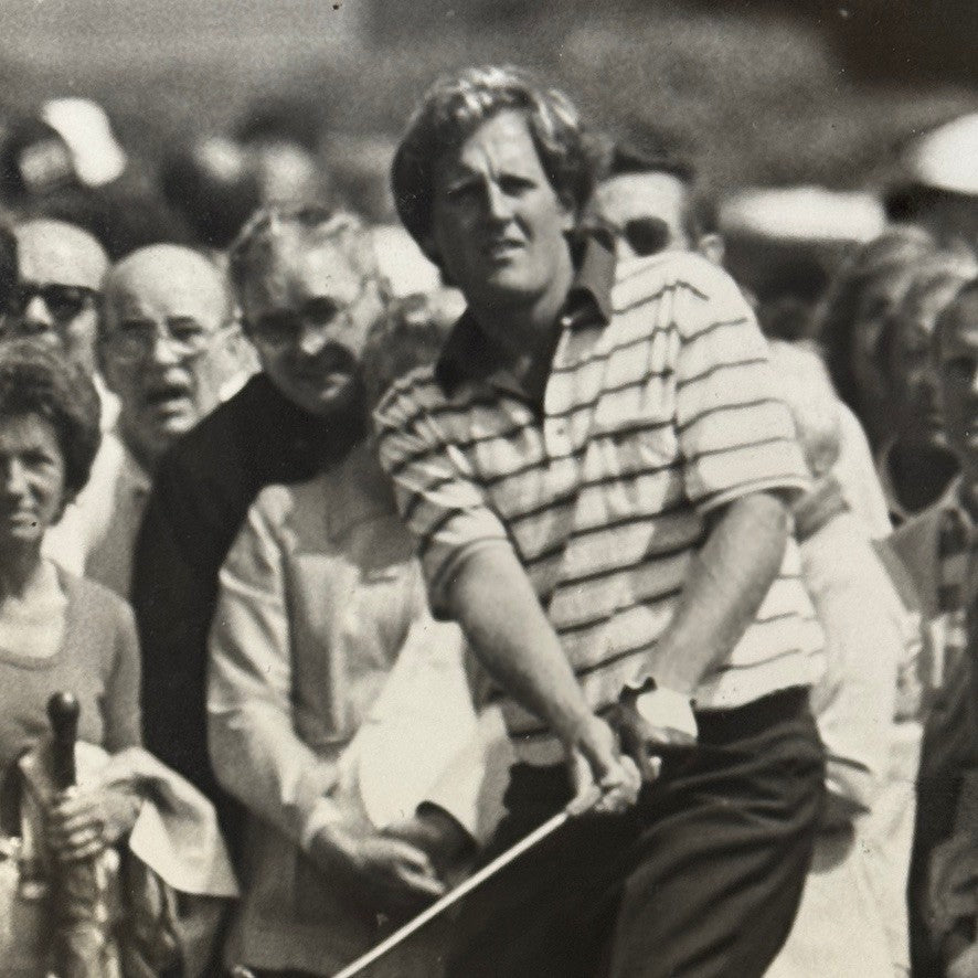 Vintage Golf Photograph Professional Golfer Unidentified 1981