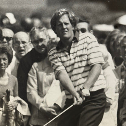 Vintage Golf Photograph Professional Golfer Unidentified 1981