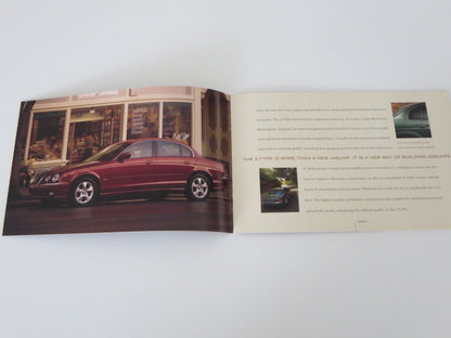Jaguar S Type Sales Brochure Catalog S-Type S Type 