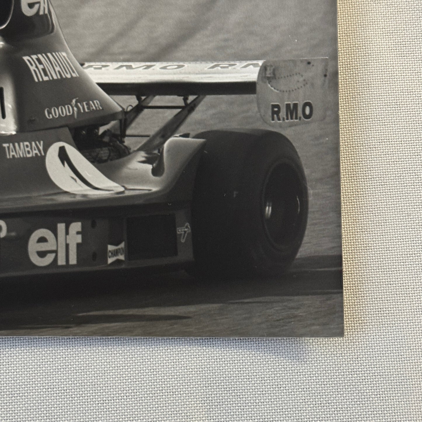 Patrick Tambay ELF Renault Racing Car Photo Photograph Print DPPI