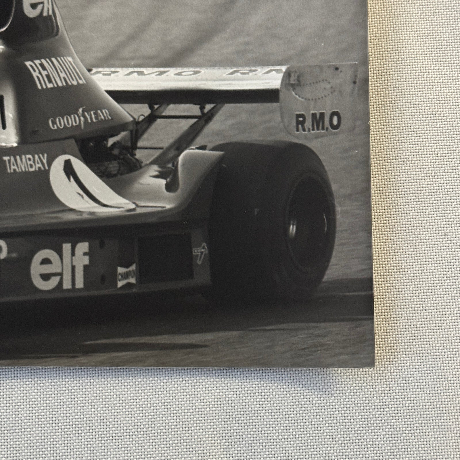 Patrick Tambay ELF Renault Racing Car Photo Photograph Print DPPI