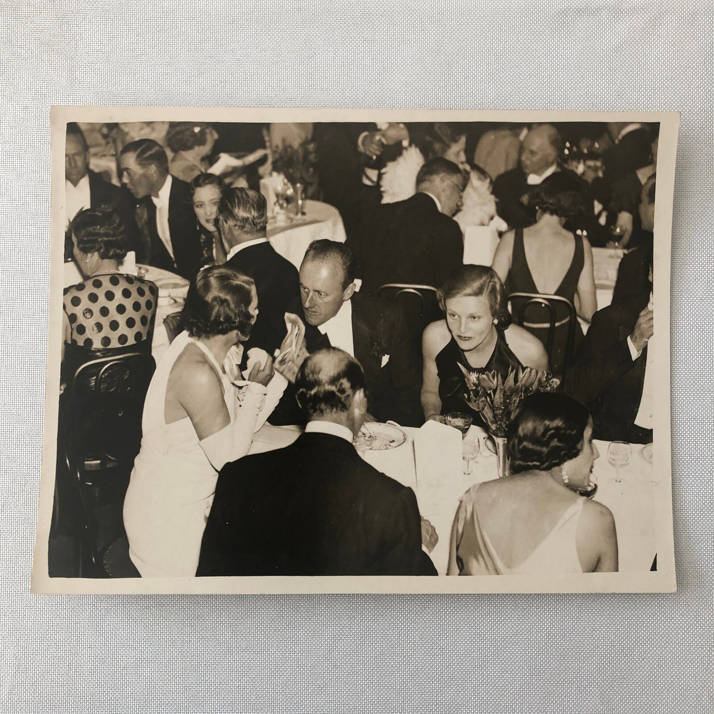 Vintage Press Photo photograph Society Debutante Ball 1933 UK Grosvenor House