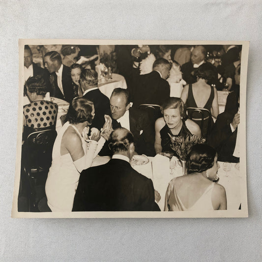 Vintage Press Photo photograph Society Debutante Ball 1933 UK Grosvenor House