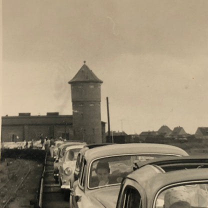 Vintage Photo Photograph Snapshot Cars Automobiles VW Volkswagen Beetle