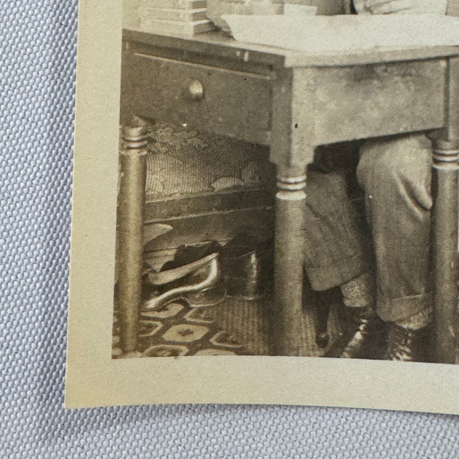 Vintage Photo Photograph Man with City Pennants Chicago Toronto Hamilton Sports