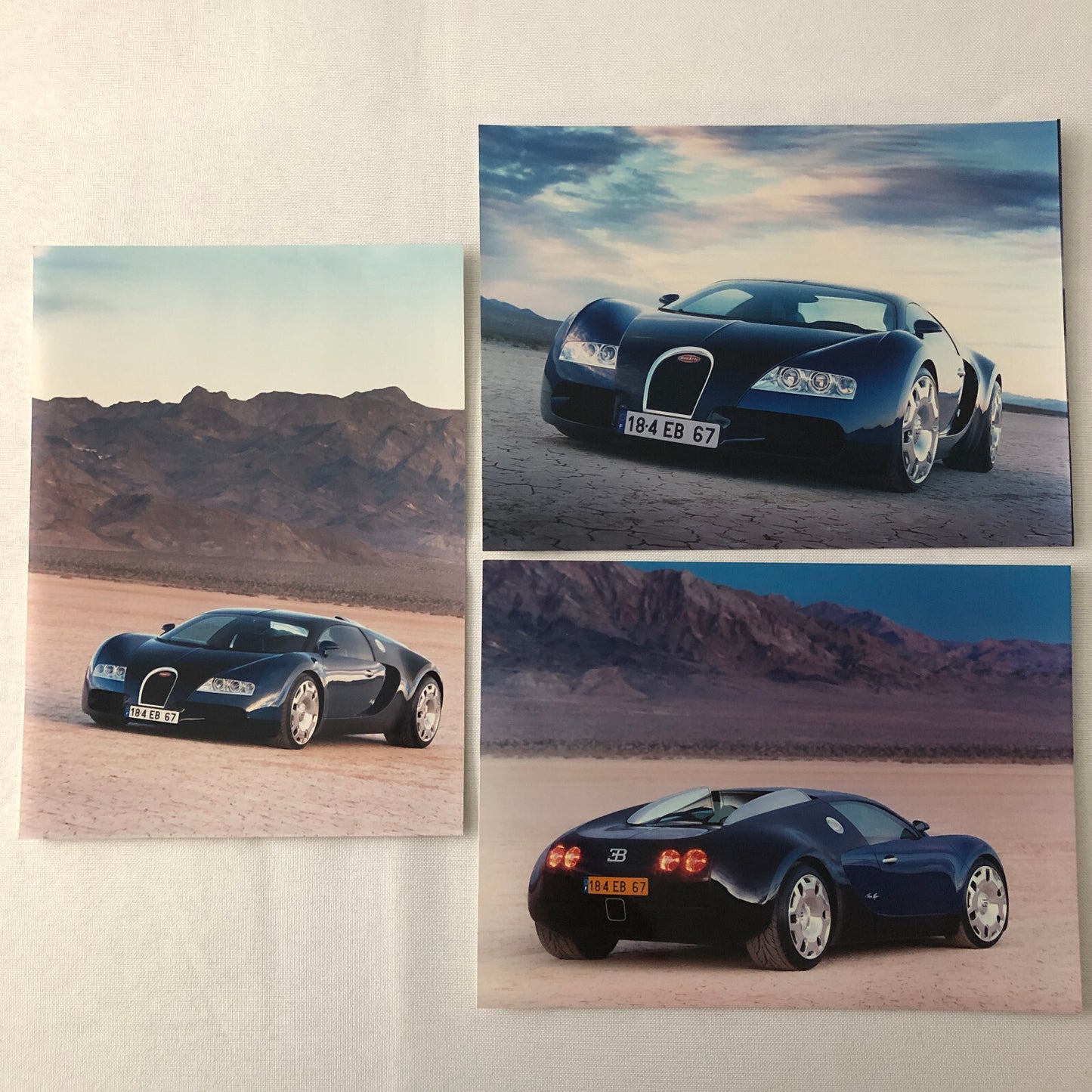 Bugatti Veyron Press Kit Brochure Photos 2002 German Text Bugatti Royale