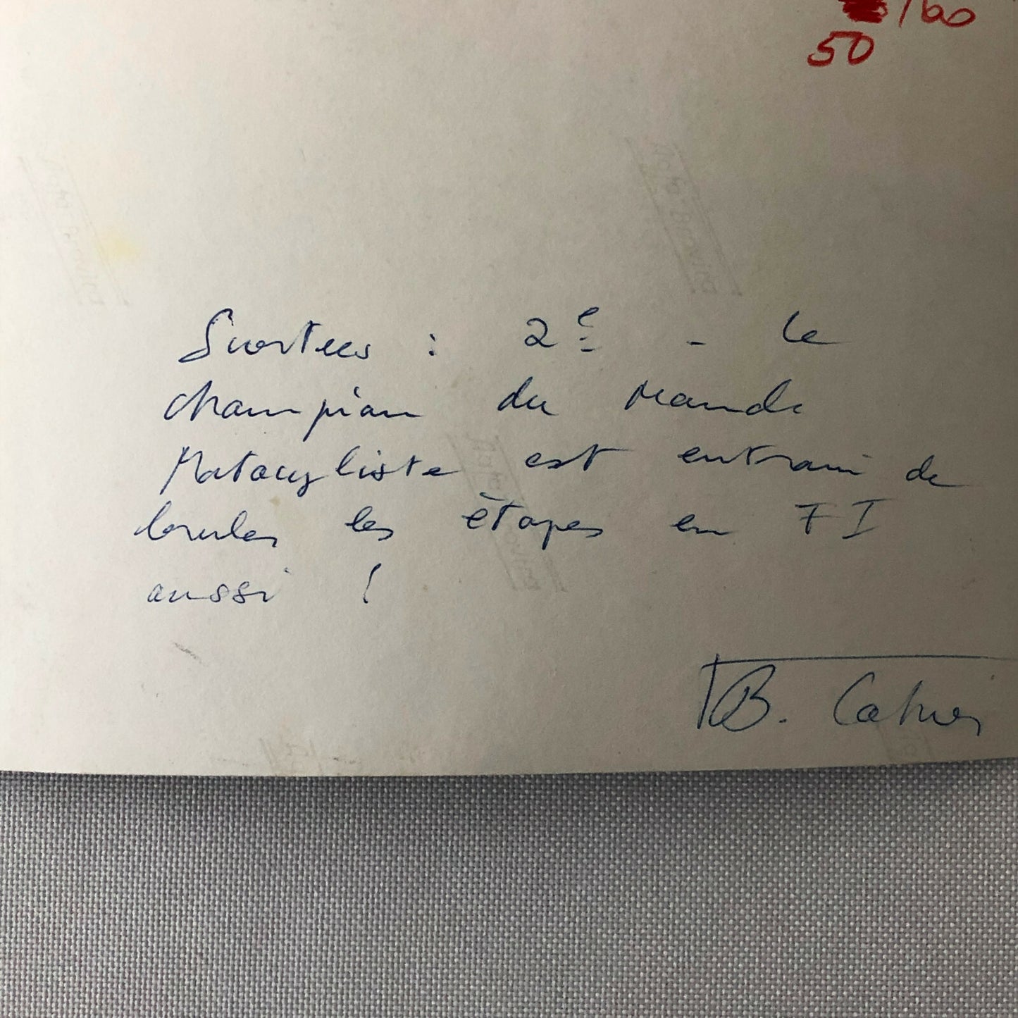 Vintage John Surtees Lotus Car Racing Photo Photograph - Bernard Cahier 