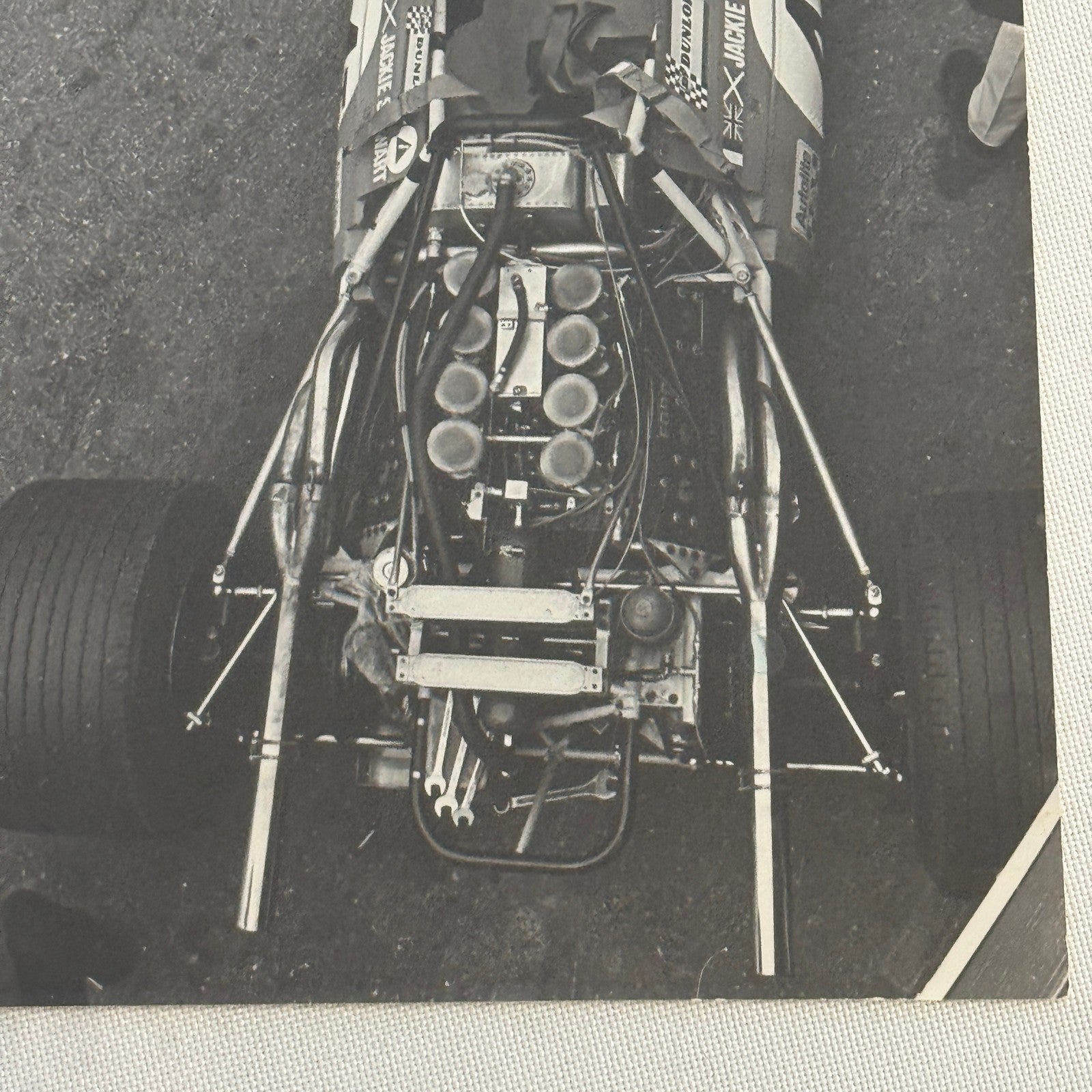 Vintage Racing Photo Photograph Jackie Stewart Matra Car Motorsport