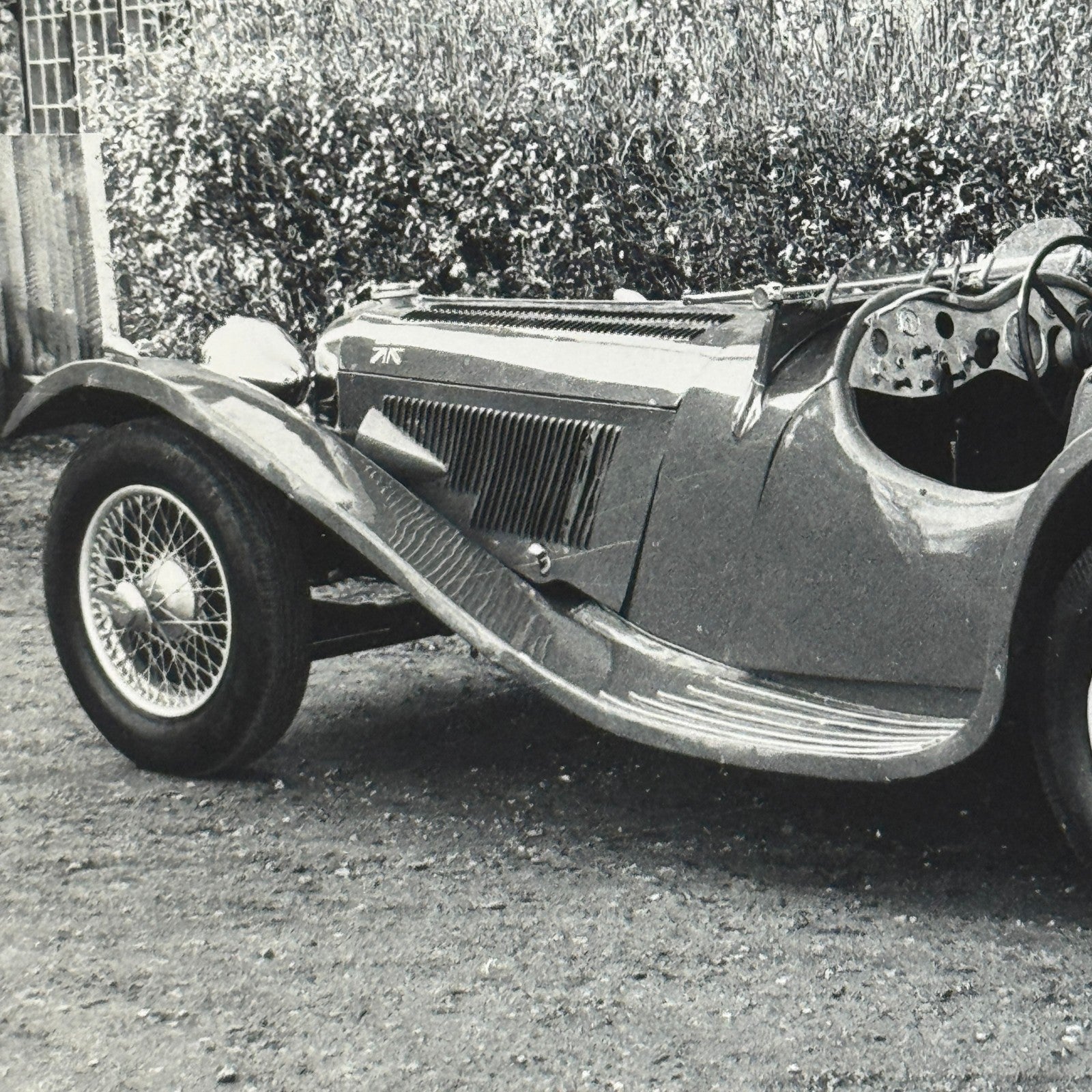 1939 Jaguar SS100 Car Photo Automobile Photograph Vintage Jaguar SS 100
