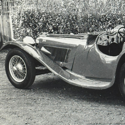 1939 Jaguar SS100 Car Photo Automobile Photograph Vintage Jaguar SS 100