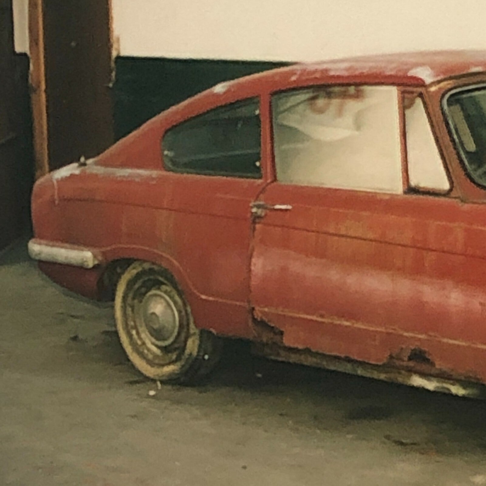 Vintage Bond Equipe Car Rusty Automobile Barn Find Photo Lot of 2