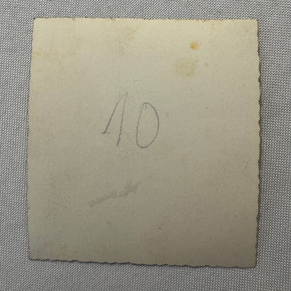 Vintage Photo Photograph Print European Car Automobile Bicycle Cart