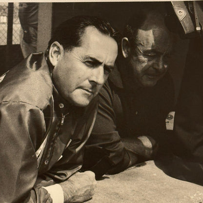 Vintage Racing Photo Jack Brabham 1969 German Grand Prix Motorsport Photograph