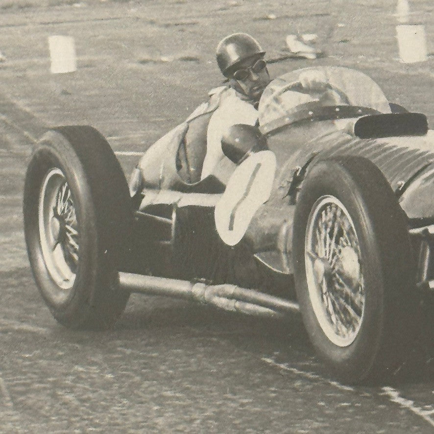Vintage Racing Photo BRM V16 Car Ken Wharton 1954 Modern Print