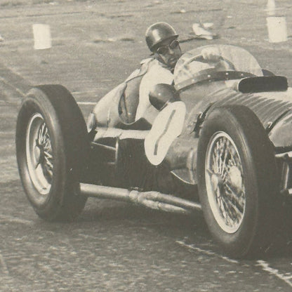 Vintage Racing Photo BRM V16 Car Ken Wharton 1954 Modern Print