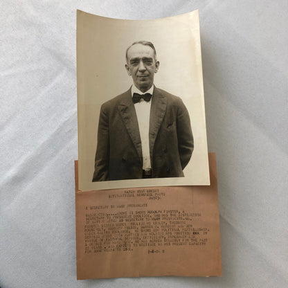Press Photo Photograph Secretary President Calvin Coolidge Rudolph Foster 1924