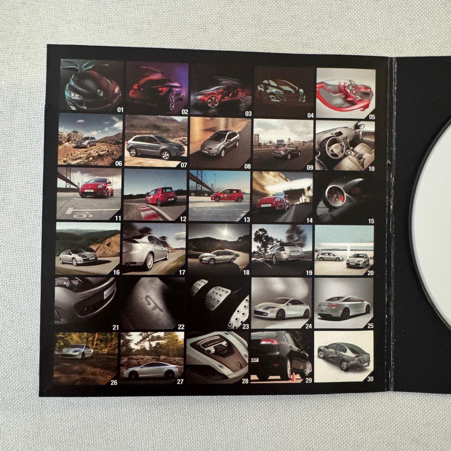 2008 Renault Geneva Autoshow Program Photo CD Twingo Kangoo Laguna GERMAN