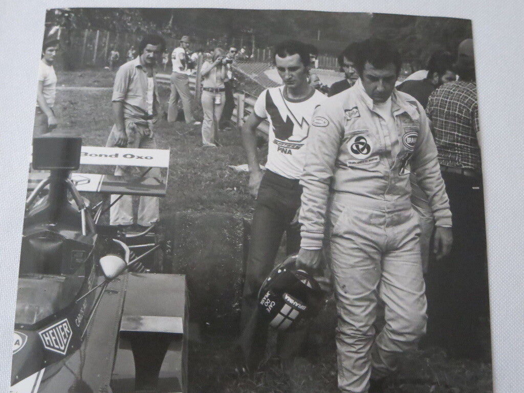 Vintage 1973 Italian Grand Prix Photograph Photo - Carlos Pace Surtees Ford 