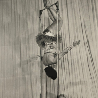 Koraly Sisters Circus Bicycle Balancing Act Photo Photograph Print