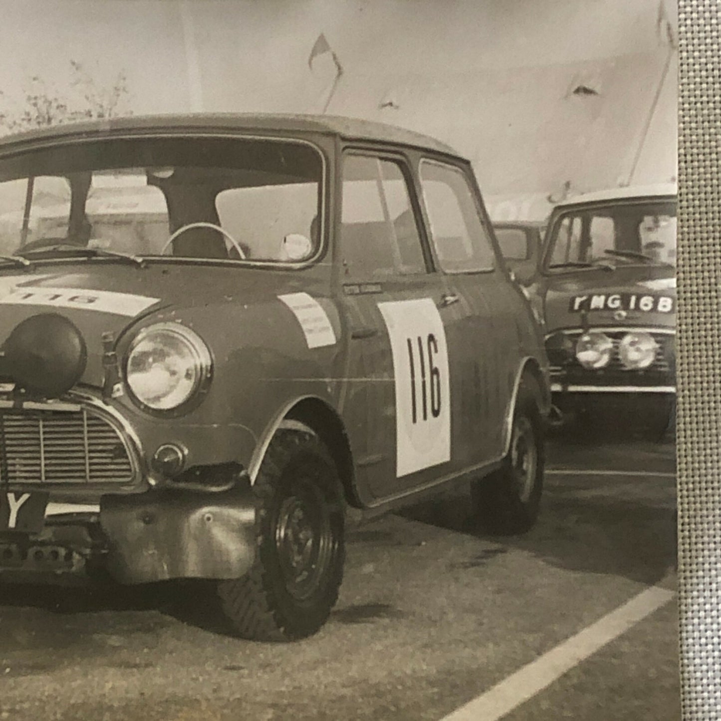 Vintage MINI Racing Car Photo Photograph Print 