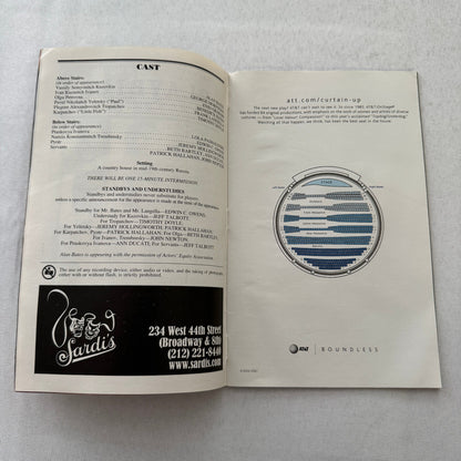 Fortune's Fool Cast Signed Theater Playbill Autographed Signature Alan Bates +
